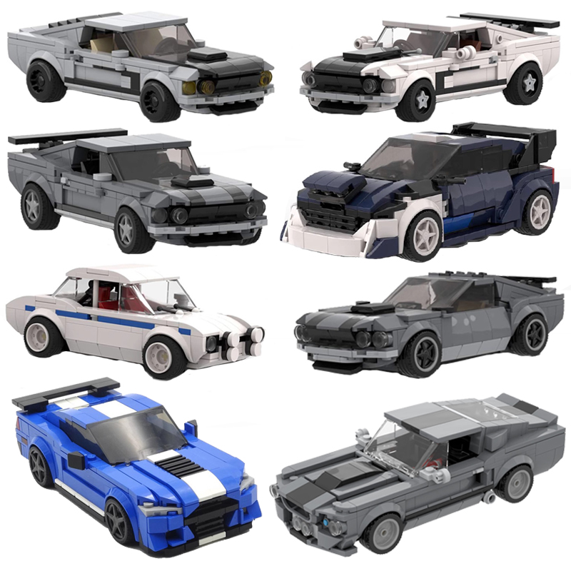 Victor Racket Jetspeed - MOC Технический автомобиль Forded GT Raptor