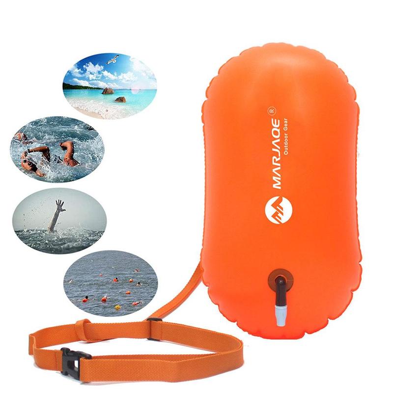 Надувной спасательный буй для  – обзор и цена Swim Buoy Open Water