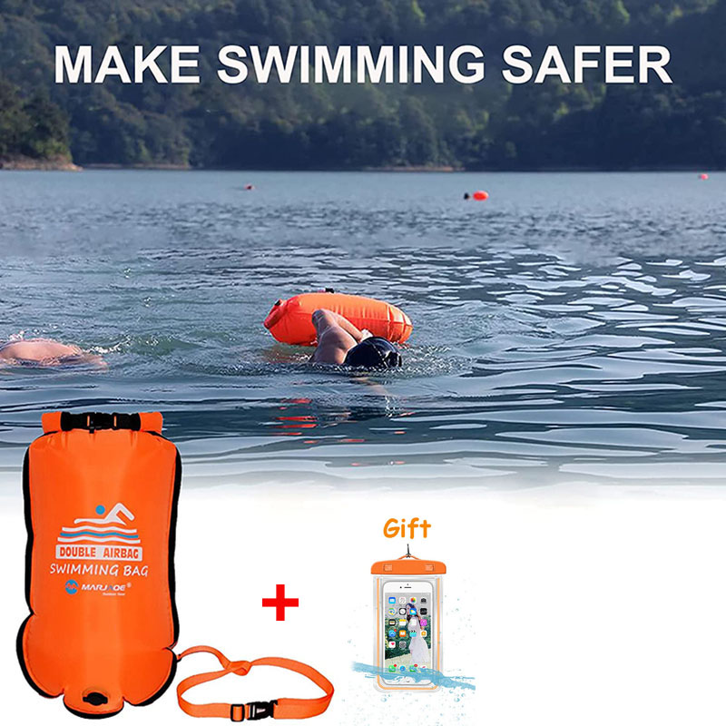 Водонепроницаемая надувная пла – обзор и цена Swim Buoy Open Water